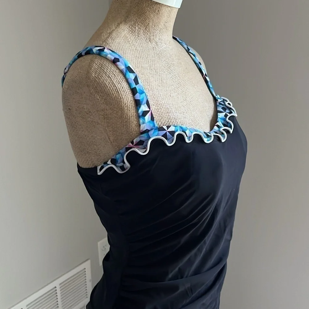 Profile By Gottex Tankini Swim Top 36D NWT